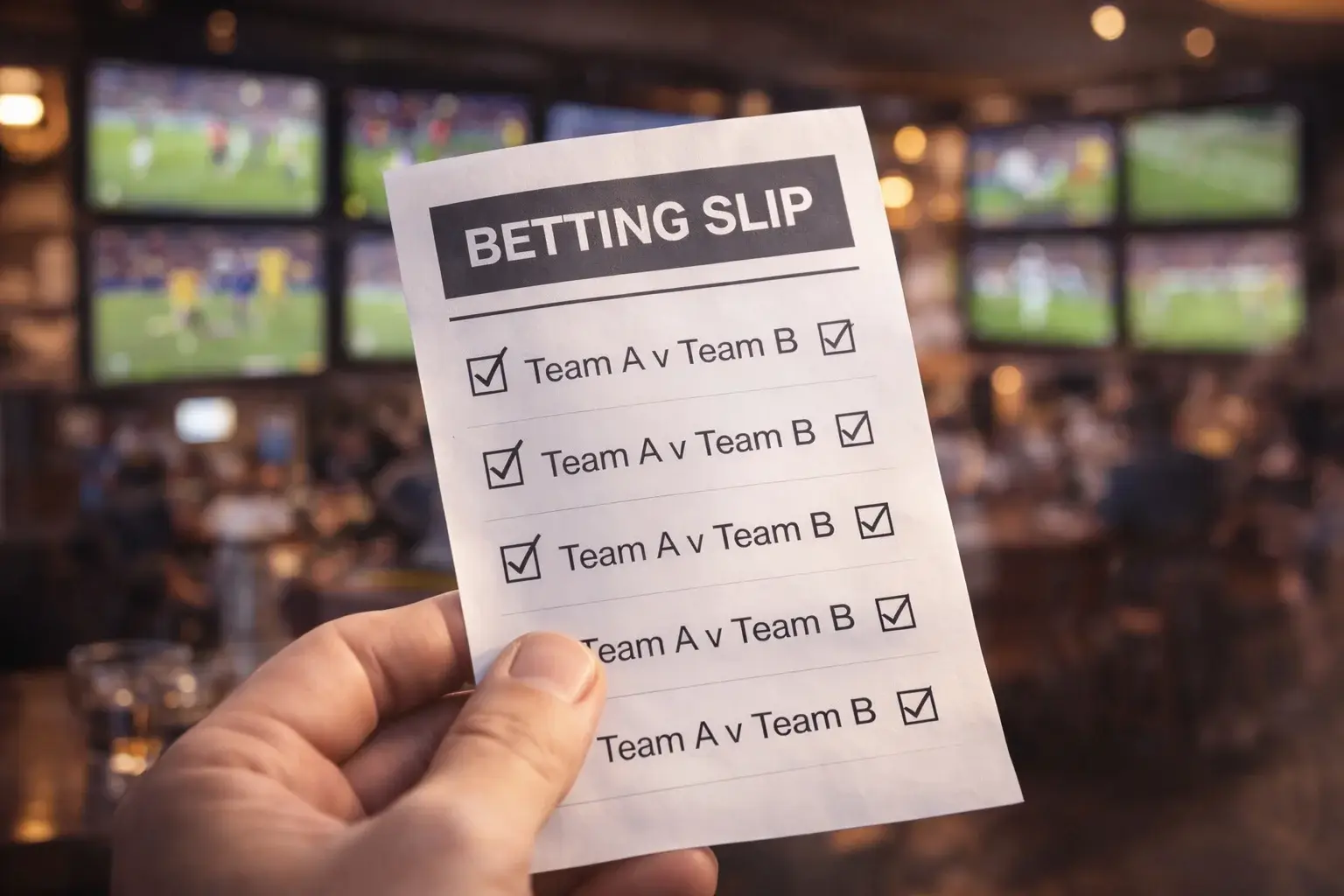 Wedformulier met meerdere voetbalwedstrijden gecombineerd